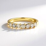 Anello in argento con Diamante Cioccolato I2