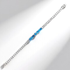 Bracciale in argento con Topazio Marambaia (de Melo Essence)