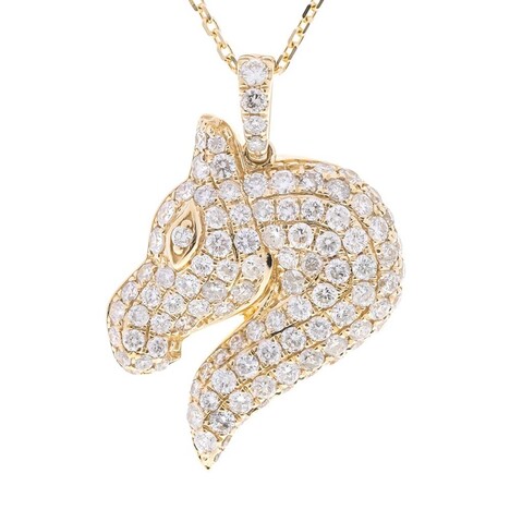 SI1 (H) Brillant-Goldhalskette (CIRARI)