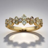 Anillo en oro con Diamante fancy SI2 (CIRARI)