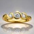 Anello in oro con Diamante IF (D) (Annette)