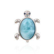 Zawieszka ze srebra - Larimar