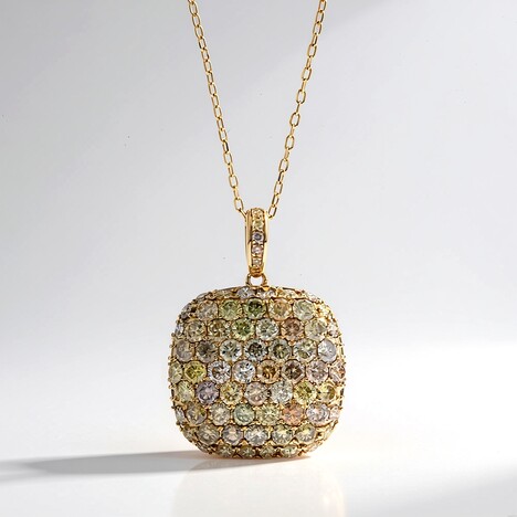 Collana in oro con Diamante Fancy SI2 (CIRARI)