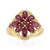 Zilveren ring met rhodolieten