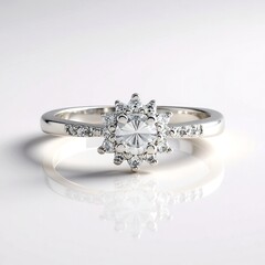 Anello in argento con Zircone