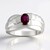 Anello in argento con Granato Roshoite (Pallanova)