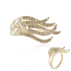 Gouden ring met I2 Champagne Diamanten (de Melo)