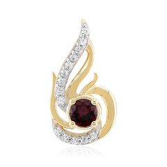 9K Songea Ruby Gold Pendant
