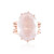 Bague en argent et Quartz rose