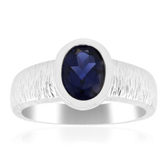 Madagaskar-Iolith-Silberring (de Melo)