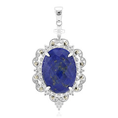 Pendentif en argent et Lapis-Lazuli (Annette classic)