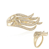 Anello in oro con Diamante SI1 (H) (de Melo)