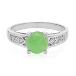 Kaiserlicher Chrysopras-Silberring