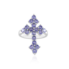 Anello in argento con Tanzanite