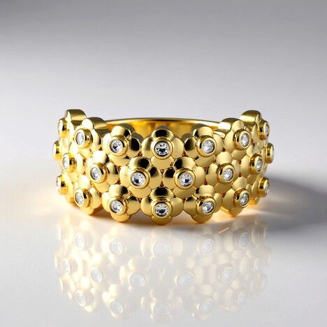 Anello in argento con Zircone