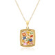 Collana in argento con Zaffiro Blu