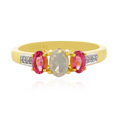Anello in argento con Opale di Welo