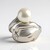 Anello in argento con Perla d'Acqua Dolce Bianca