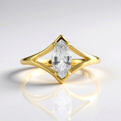 Anello in argento con Zircone (Adela Silber)