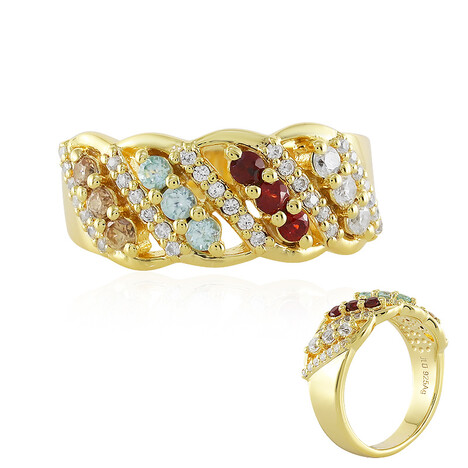 Anello in argento con Zircone Giallo