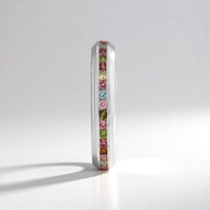 Fancy Tourmaline Silver Pendant (MONOSONO COLLECTION)