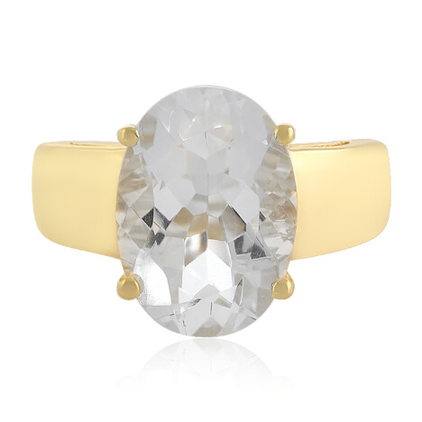 Anello in argento con Quarzo Bianco