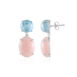 Orecchini in argento con Opale Rosa (de Melo Essence)