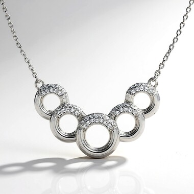 Collar en plata con Zircón