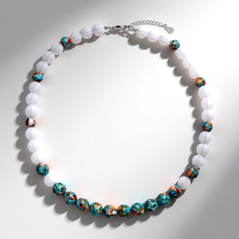 Collana in argento con Gemma