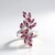 Anello in argento con Rodolite