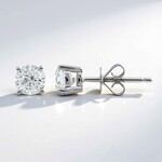 Orecchini in oro con Diamante SI2 (H) (CIRARI)