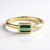 Anello in oro con Tormalina Verde di Benedito (Adela Gold)
