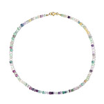 Collier en argent et Fluorite