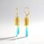 Orecchini in argento con Quarzo Bicolore (MONOSONO COLLECTION)