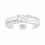 Bague en or et Diamant VVS2 (G) (Annette)