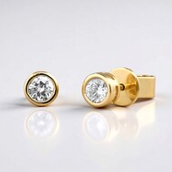 Kolczyki ze złota - Diament I2 (H)  (CIRARI)