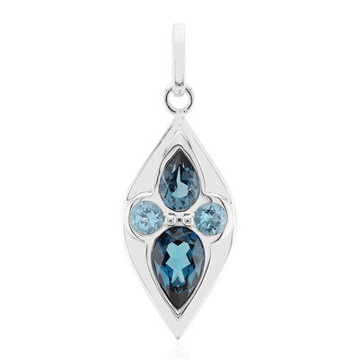 Ciondolo in argento con Topazio Blu Londra (Remy Rotenier)