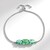Bracciale in argento con Fluorite Verde