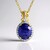 Collana in argento con Tanzanite (Gems en Vogue)