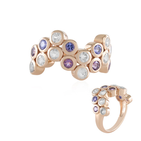 Anello in argento con Tanzanite (KM by Juwelo)