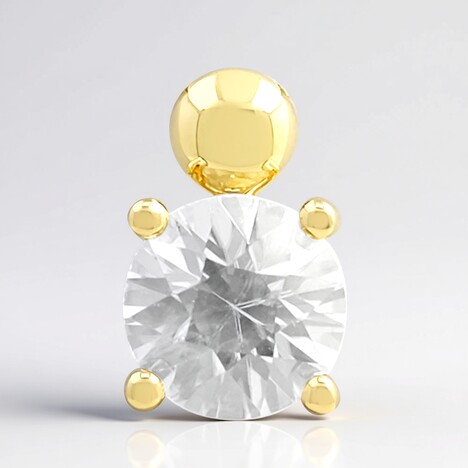 Ciondolo in oro con Zircone (de Melo Gold)