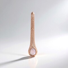 Ciondolo in argento con Quarzo Rosa