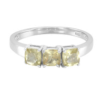 Anello in argento con Apatite Xia