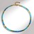Collana in argento con Apatite Blu Neon