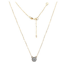 Collana in oro con Diamante IF (D)
