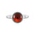 Mozambique Garnet Silver Ring