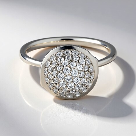 Anello in argento con Zircone (de Melo Essence)