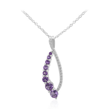 Amethyst-Silberhalskette