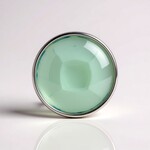 Ciondolo in argento con Calcedonio Acqua (MONOSONO COLLECTION)