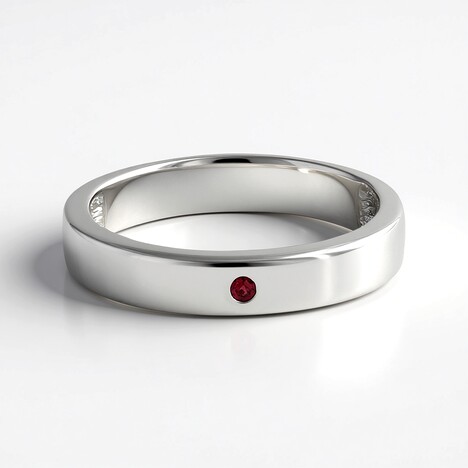Anello in argento con Spinello Rosso